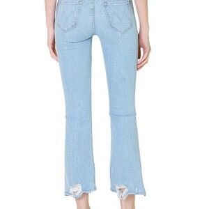 NWOT Mother Denim Insider Crop Step Chew in Mentally Elsewhere